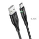 U93 Aluminum Alloy USB Type-C Data Cable 3A Fast Charging 1.2M Data Cable for MI10 Note 9S POCO X3 OnePlus 8Pro