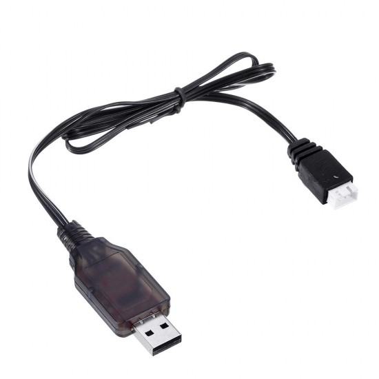 HS 7.4V 2S Li-ion Battery Charger USB Charging Cable for 18301 18302 18311 18312 1/18 RC Car Parts