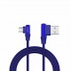 LM28 1M USB Type-C 2A 90 Degree Fast Charging Data Cable for Samsung Huawei LM28 1M USB Type-C 2A 90 Degree Fast Charging Data Cable for Samsung Huawei