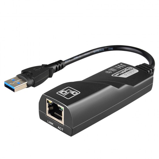 Z312 USB3.0 Gigabit Wired Network Card Connector Notebook TV Box RJ45 External Network Cable Interface Adapter
