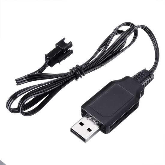 1898A 1899A USB Charging Cable 7.4V Battery Charger G16-28 1/18 RC Car Vehicles Spare Parts