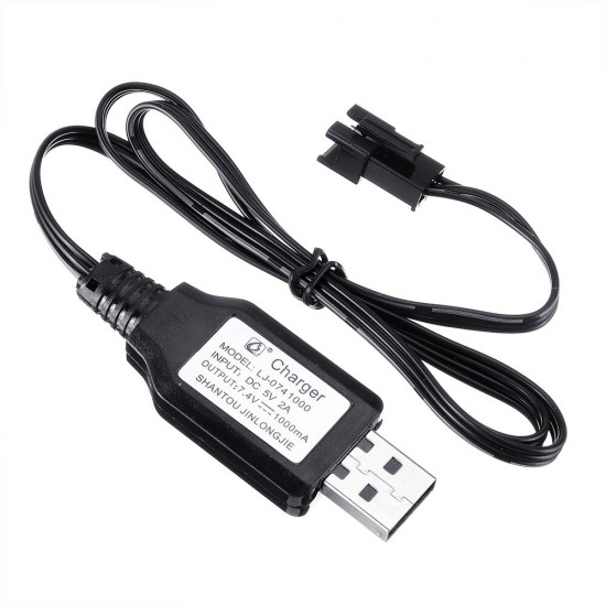 1898A 1899A USB Charging Cable 7.4V Battery Charger G16-28 1/18 RC Car Vehicles Spare Parts 1898A 1899A USB Charging Cable 7.4V Battery Charger G16-28 1/18 RC Car Vehicles Spare Parts
