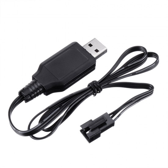 1898A 1899A USB Charging Cable 7.4V Battery Charger G16-28 1/18 RC Car Vehicles Spare Parts