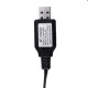 1898A 1899A USB Charging Cable 7.4V Battery Charger G16-28 1/18 RC Car Vehicles Spare Parts