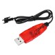 2811 USB Charging Cable 4.8V Battery Charger 1/20 RC Car Vehicles Spare Parts