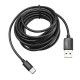 2.0A 9.84ft/3m USB 2.0 Type-C TPE Wire Data Cable For Samsung Huawei