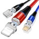 3A Type C Micro USB Fast Charging Magnetic Data Cable For 9 K30 5G HUAWEI P30 Mate30 Pro 5G Note10+ 5G
