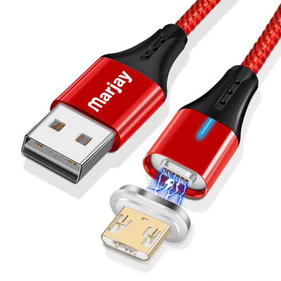 3A Type C Micro USB Fast Charging Magnetic Data Cable For HUAWEI P30 Mate20 MI9 S10 S10+