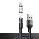 3A Type C Micro USB Magnetic LED Indicator Fast Charging Data Cable For Huawei P30 Pro Mate 30 Xiaomi Mi9 9Pro S10+ Note10 3A Type C Micro USB Magnetic LED Indicator Fast Charging Data Cable For Huawei P30 Pro Mate 30 Xiaomi Mi9 9Pro S10+ Note10