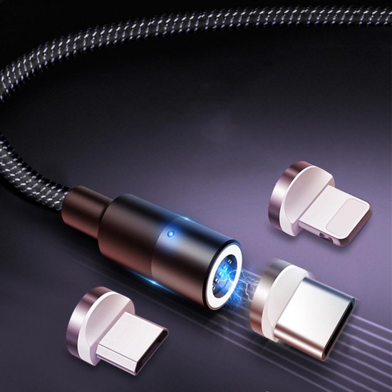 3A Type C Micro USB Magnetic LED Indicator Fast Charging Data Cable For Huawei P30 Pro Mate 30 Xiaomi Mi9 9Pro S10+ Note10 3A Type C Micro USB Magnetic LED Indicator Fast Charging Data Cable For Huawei P30 Pro Mate 30 Xiaomi Mi9 9Pro S10+ Note10