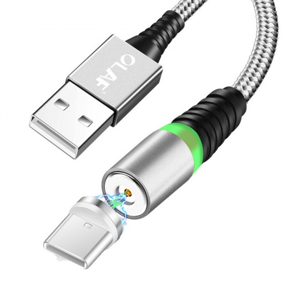 3A Micro USB Type-C 360° Magnetic Nylon Weave Fast Charging Data Cable For Mi9 HUAWEI Mate 20 Pro P20 S10 S10+ 3A Micro USB Type-C 360° Magnetic Nylon Weave Fast Charging Data Cable For Mi9 HUAWEI Mate 20 Pro P20 S10 S10+