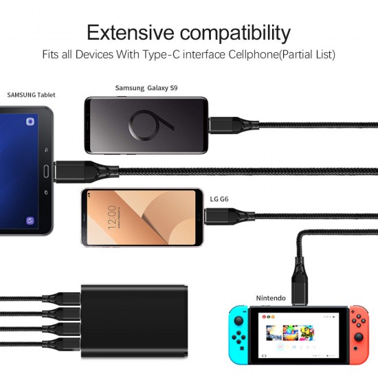 5A Data Cable USB Type-C Fast Charging For Huawei P30 P40 Pro Mi10 OnePlus 8Pro 5A Data Cable USB Type-C Fast Charging For Huawei P30 P40 Pro Mi10 OnePlus 8Pro