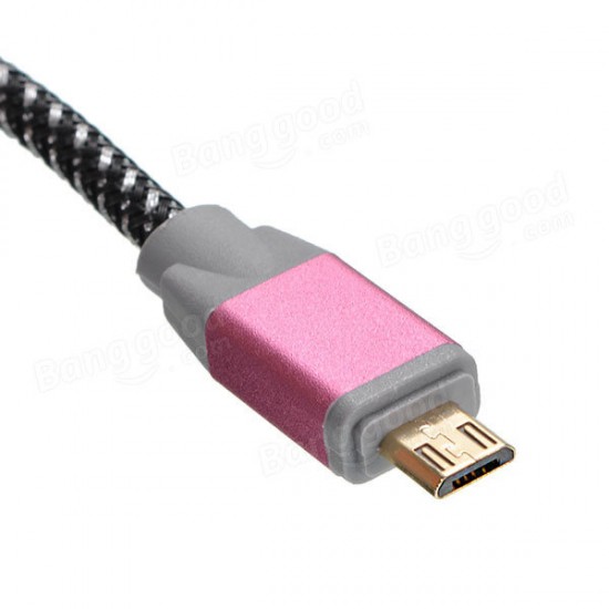 3288 lightning to USB Nylon braided cable for Android devices