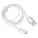 7298 Lightning to USB flat cable for Android devices Aluminum Alloy Shell silver 7298 Lightning to USB flat cable for Android devices Aluminum Alloy Shell silver