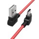 2M Right-angled USB-A to Type-C USB-C 2.4A Charging Cable Data Cable
