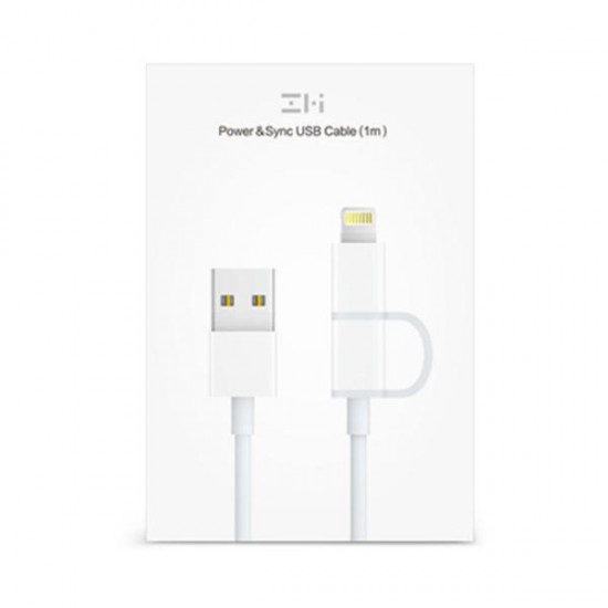 1M 2 in 1 Micro USB Lightning for Data Cable for iPhone Huawei for Samsung 1M 2 in 1 Micro USB Lightning for Data Cable for iPhone Huawei for Samsung