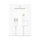 1M 2 in 1 Micro USB Lightning for Data Cable for iPhone Huawei for Samsung 1M 2 in 1 Micro USB Lightning for Data Cable for iPhone Huawei for Samsung