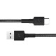 AL431 Braided USB Type-C 2M Charging Phone Data Cable from Eco-System for Samsung Oneplus 5T