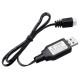 RC 7.4V Battery USB Charger Cable for 9200 9202 HJ209131 1/12 1/18 Car Spare Parts PX9200-37