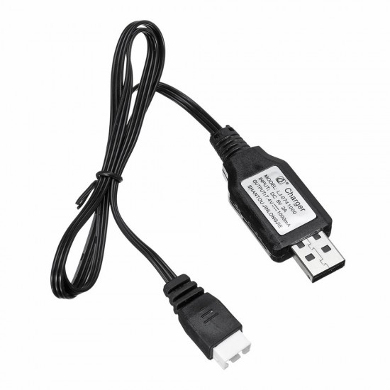 029 Battery Charger 7.4V USB Charging Cable for RB1277A 1/12 RC Vehicles Spare Parts