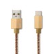 RC-100a 2.1A USB Type C Braided Charging Data Cable 3.28ft/1m for A2 Pocophone F1