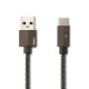 RC-100a 2.1A USB Type C Braided Charging Data Cable 3.28ft/1m for A2 Pocophone F1