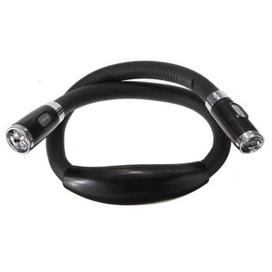 Rechargeable LED Book Light Neck Reading Lamp Hands Free 4 LED Beads 4 Adjustable Brightness USB Cable Included for Reading in Bed Or Reading in Car Rechargeable LED Book Light Neck Reading Lamp Hands Free 4 LED Beads 4 Adjustable Brightness USB Cable Included for Reading in Bed Or Reading in Car