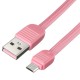 RC-045m 2.1A Micro USB 1m/3.3ft Puff TPE Wire Cable For Samsung Xiaomi Huawei