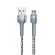RC-124m Braided USB Type-C Micro 2.4A Fast Charging Data Cable for Samsung Galaxy Note S20 ultra Huawei Mate40 OnePlus 8 Pro