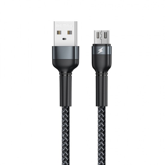 RC-124m Braided USB Type-C Micro 2.4A Fast Charging Data Cable for Samsung Galaxy Note S20 ultra Huawei Mate40 OnePlus 8 Pro