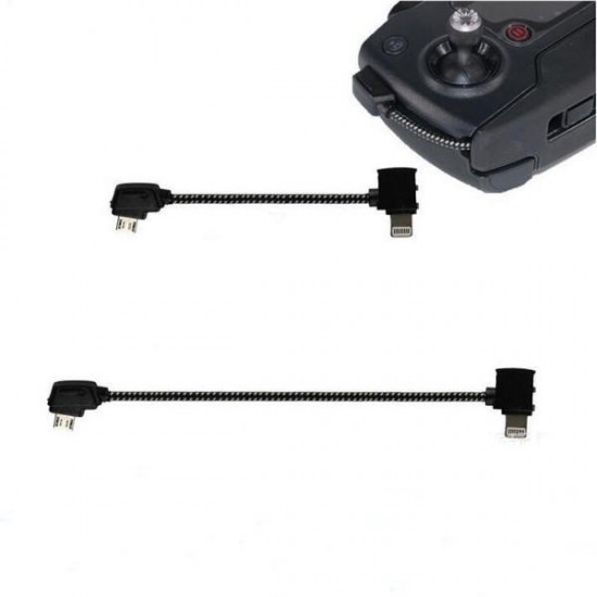 Remote Control Data Connected Cable Line to Mobile / Tablet Micro USB Lightning for DJI Mavic Pro Spark