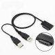 SATA Cable USB2.0 to 6+7 13Pin With External USB2.0 HDD Converter Power Supply For Laptop CD-ROM DVD-ROM ODD Data Cable Converter SATA Cable USB2.0 to 6+7 13Pin With External USB2.0 HDD Converter Power Supply For Laptop CD-ROM DVD-ROM ODD Data Cable Converter