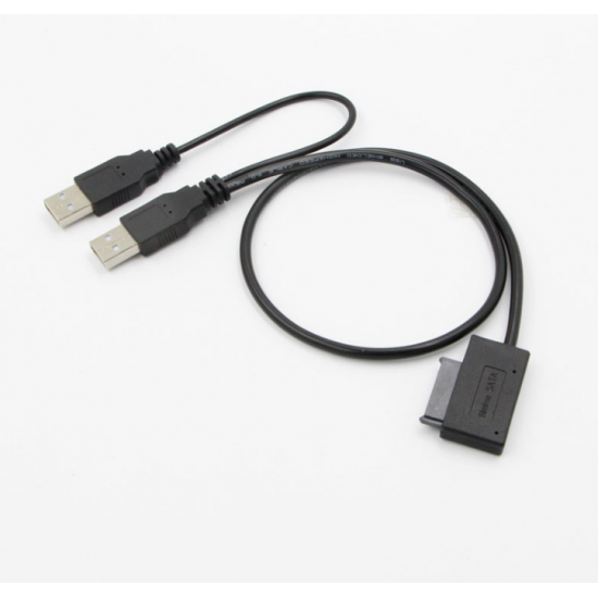 SATA Cable USB2.0 to 6+7 13Pin With External USB2.0 HDD Converter Power Supply For Laptop CD-ROM DVD-ROM ODD Data Cable Converter SATA Cable USB2.0 to 6+7 13Pin With External USB2.0 HDD Converter Power Supply For Laptop CD-ROM DVD-ROM ODD Data Cable Converter