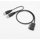 SATA Cable USB2.0 to 6+7 13Pin With External USB2.0 HDD Converter Power Supply For Laptop CD-ROM DVD-ROM ODD Data Cable Converter SATA Cable USB2.0 to 6+7 13Pin With External USB2.0 HDD Converter Power Supply For Laptop CD-ROM DVD-ROM ODD Data Cable Converter