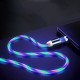 Magnetic Data Cable Micro USB Type C Flow Luminous Lighting Data Wire For Huawei P30 P40 Pro MI10 Note 9S Magnetic Data Cable Micro USB Type C Flow Luminous Lighting Data Wire For Huawei P30 P40 Pro MI10 Note 9S