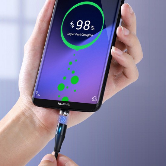 3A Type C Micro USB LED Indicator Fast Charging Magnetic Data Cable For Huawei P30 Pro Mate 30 Mi9 7A 6Pro Y4800 3A Type C Micro USB LED Indicator Fast Charging Magnetic Data Cable For Huawei P30 Pro Mate 30 Mi9 7A 6Pro Y4800