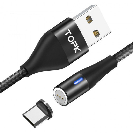 3A Type C Micro USB LED Indicator Fast Charging Magnetic Data Cable For Huawei P30 Pro Mate 30 Mi9 7A 6Pro Y4800 3A Type C Micro USB LED Indicator Fast Charging Magnetic Data Cable For Huawei P30 Pro Mate 30 Mi9 7A 6Pro Y4800