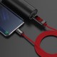 2.4A QC3.0 Voltage Current Display Micro USB Fast Charging Data Cable 1M For Phone Tablet