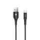 BMA-022 2.4A Micro USB Fast Charge Data Cable for Huawei Tablet Smartphone 1M