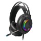 Tuner K1 Game Headphone USB Wired 7.1 Channel 360º Surounding Sound 50mm Driver Bass Gaming Headset with Mic for Computer PC PS4 Gamer