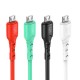 3A QC3.0 TPE Explosion-Proof Micro USB Data Cable for Samsung S7 S6 HUAWEI Xiaomi LG Nokia MP3