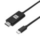 Type-C to HDMI Switcher USB Male to 1080P Protable HDMI HDTV Data Cable for Type-C Smartphone Type-C to HDMI Switcher USB Male to 1080P Protable HDMI HDTV Data Cable for Type-C Smartphone