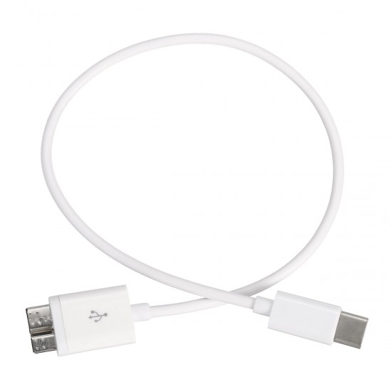 Type C to Micro USB 3.0 HDD Cable Data Cable Cord Fast Charge Super Speed 30cm for Laptop