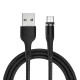 US-SJ335 U29 Micro USB LED Magnetic Braided Fast Charging Cable 1M For Tablet Smartphone US-SJ335 U29 Micro USB LED Magnetic Braided Fast Charging Cable 1M For Tablet Smartphone