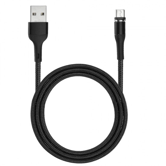 US-SJ335 U29 Micro USB LED Magnetic Braided Fast Charging Cable 1M For Tablet Smartphone US-SJ335 U29 Micro USB LED Magnetic Braided Fast Charging Cable 1M For Tablet Smartphone