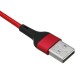 US-SJ338 U29 Micro USB LED Magnetic Braided Fast Charging Cable 2M For Tablet Smartphone