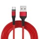 US-SJ338 U29 Micro USB LED Magnetic Braided Fast Charging Cable 2M For Tablet Smartphone US-SJ338 U29 Micro USB LED Magnetic Braided Fast Charging Cable 2M For Tablet Smartphone