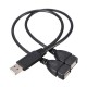 USB 2.0 A Male To 2 Dual USB Female Jack Y Splitter Hub Power Cord USB Adapter Cable USB 2.0 A Male To 2 Dual USB Female Jack Y Splitter Hub Power Cord USB Adapter Cable