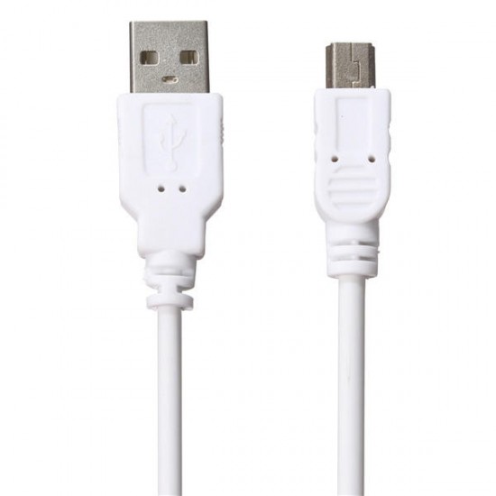 USB 2.0 A Male to Mini 5 Pin B Data Charging Power Cord Adapter Camera Cable