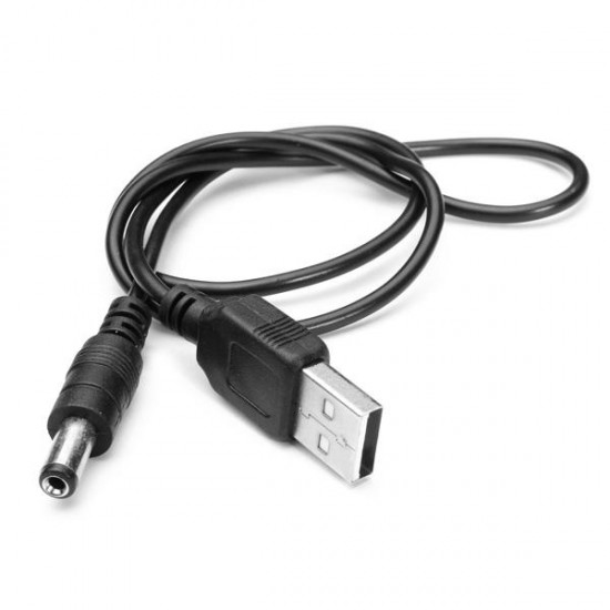 USB 2.0 Male To DC 5.5*2.1mm Plug Adapter Power Cable Connector Jack